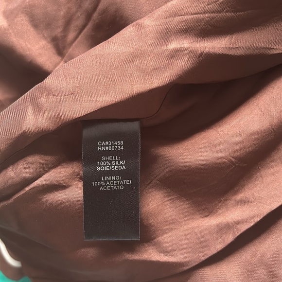 Max & Cleo chocolate brown silk strapless Dress NWT - Picture 8 of 14